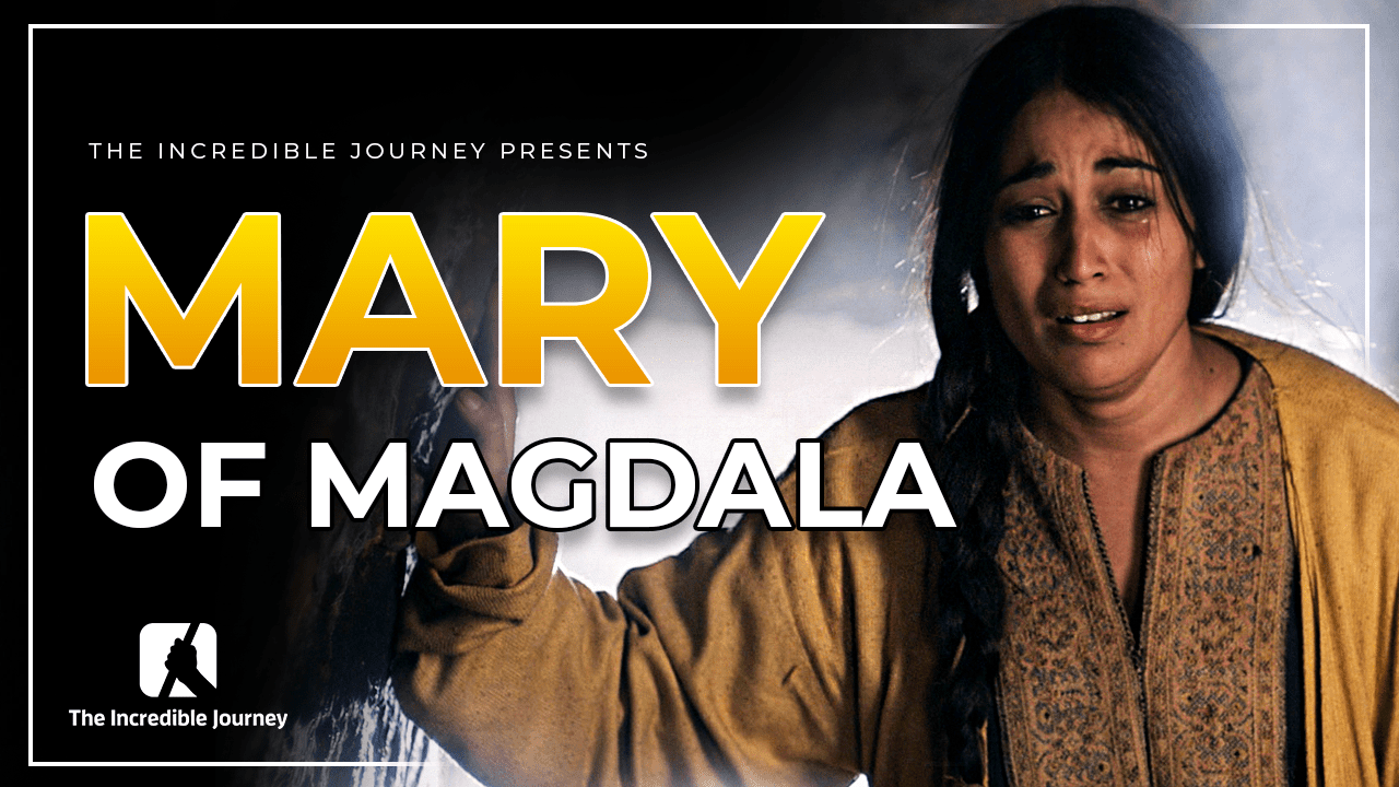 A woman named Mary Magadala crying